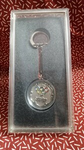 未使用☆札幌オリンピック キーホルダー レトロ 昭和　当時　冬季　ケース　コイン型　1972年