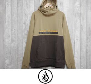 【新品:SALE】24 VOLCOM HYDRO RIDING HOODIE - DARK KHAKI - Mサイズ 正規品 撥水 パーカー スノーボード ミドルレイヤー