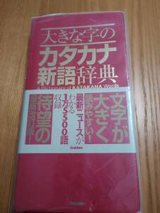 231228-6　大きな字のカタカナ新語辞典　2013年9月20日第3版発行　定価2000円　