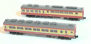 【G41Z33】KATO「サロ455」「サハシ455」計2両　ケースなし　457系交直流急行形電車　中古Nゲージ　ジャンク