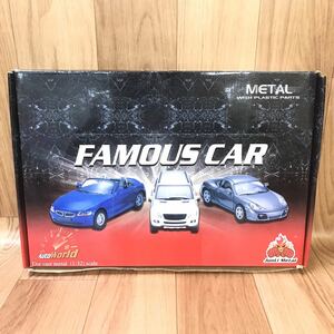 ●送料無料/未使用品/FAMOUS CAR METAL フェイマス カー/12台セット/名車 ミニカー/ 1/32 /辰巳屋/Auto world/JunLi Meta