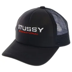 STUSSY (ステューシー) KIDS STUSSY INTL.MESH CAP キッズステューシーインターナショナルメッシュキャップ ブラック 15MB831022