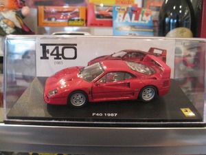 即決可★イタリアエデイコラ フェラーリコレクション1/43フェラーリF40 1987 レッド★