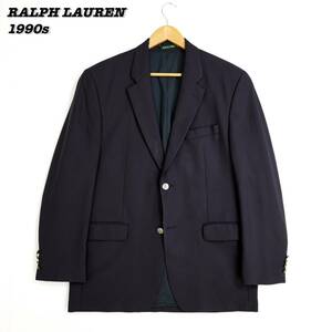 RALPH LAUREN Tailored Jacket 1990s 304038 ラルフローレン テーラードジャケット 1990年代 フォーマルジャケット ノーベント 紺ブレ