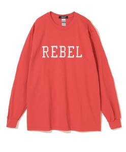 アンダーカバー REBEL ロンT L/S Tシャツ カットソー RED M パッチ 刺繍 スウェット sweat undercover PSYCHO 赤