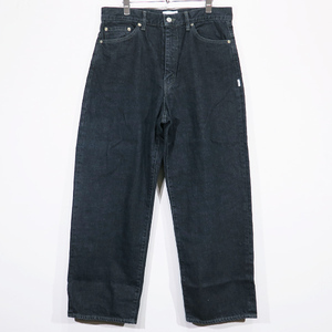 WTAPS ダブルタップス 22AW BLUES STRAIGHT/TROUSERS/COTTON.DENIM ブルース ストレート トラウザーズ コットン デニムパンツ ブラック dez