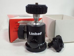 K479/6H□Linhof リンホフ ユニバーサルボールヘッド1 003677 自由雲台 ブラック UNIVERSAL BALLHED 美品□