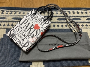 新品 19AW BALENCIAGA パリス ショッピング フォンホルダー バレンシアガ