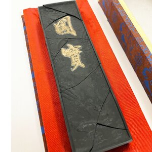 FK029【ヴィンテージ】　國寶　墨　唐墨　中国墨　古墨　書道墨　骨董品　ひび割れ