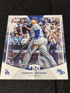 topps 50/50 #50 大谷翔平 新品マグネットローダー付き Shohei Ohtani