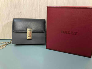 BALLY/バリー/ショルダー/カードケース/レザー/ブラック