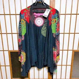 Desigual デシグアル カーディガン 長袖 LL タグ付き