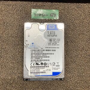 HDD-182 激安 HDD1TB 2.5インチ SATA 329時間 内蔵HDD WD WD10JPVX-16JC3T3 Crystaldiskinfoにて正常品 中古