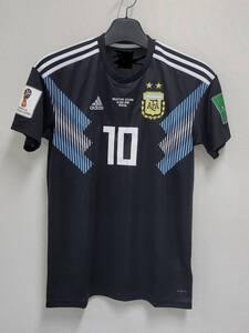 18W杯 アルゼンチン Argentina AFA(A) #10 メッシ Messi 半袖 2018 WorldCup アイスランド戦仕様 S