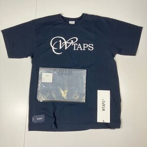 【02】 新品 WTAPS 22SS Whip Cotton Print Tee Shirts Navy ダブルタップス ウィップ コットン プリント Tシャツ (221ATDT-STM04S) F1030