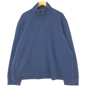 古着 ラルフローレン Ralph Lauren POLO by Ralph Lauren ハーフジップスウェットシャツ トレーナー メンズXXL /eaa426435 ss2501_30