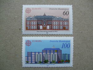 西ドイツ　１９９０年　ヨーロッパ切手　２種完　未使用美品
