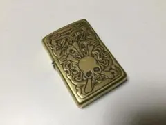 ZIPPO、ROEN、ロエン、ドクロ、スカル、GOLD