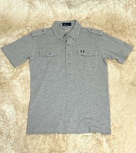 即決★新品未使用 FRED PERRY★S 半袖ポロシャツ ポールスミス パイロットシャツ グレー