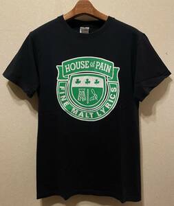 Sバック両面プリント00sオールドDANNY BOY-HOUSE of PAINヒップホップTシャツUSコットンFRUIT OF THE LOOM黒HIPHOP HIP-HOPバンTビンテージ