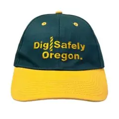 USA 企業キャップ ツートン CAP 古着Dig Safely Oregon