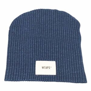 WTAPS ダブルタップス 22SS BEANIE 03 / BEANIE / COTTON コットン ニットキャップ ネイビー サイズ 0=フリー 正規品 / B5989