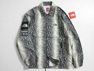 Supreme × THE NORTH FACE ◆18SS Snake Coaches Jacket コーチジャケット グレー S (領収書有) シュプリーム ノースフェイス ◆ZX21