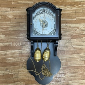 MIBRAN ミブラン 分銅式掛時計 重錘式振り子時計 アンティーク レトロ 柱時計