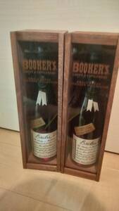 BOOKER’S ブッカーズ 2022 62% 750ml 木箱付x1，2021 62% 750ml 木箱付x1 計2本 未開栓 送料込 バーボン