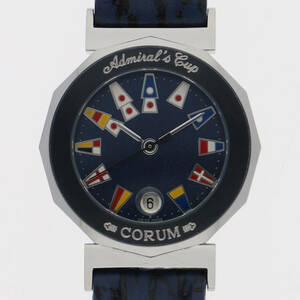 CORUM コルム 39.610.30.V50 アドミラルズカップ ブルーダイヤル SS クオーツ レディース 【123169】