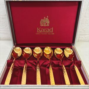 karad スプーン カトラリー ゴールドスプーン コーヒースプーン K22 GOLD テーブルウェア ティースプーン KH