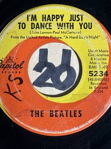 試聴 THE BEATLES I’M HAPPY JUST TO DANCE WITH YOU / I’LL CRY INSTEAD 両面VG++