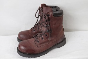 ドクターマーチン UK9/27.5cm～28.0cm/レザー ブーツ 茶 ワーナー WARNER 本革 メンズ dr.martens 古着 中古 dh3755