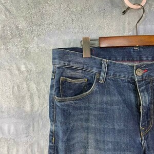 [KWT1056] HUDSON STRAIGHT FIT デニムパンツ ブルー メンズ L 80