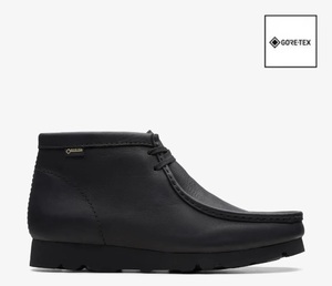 CLARKS クラークス Wallabee Boot GTX メンズ ワラビーブーツ ゴアテックス （ブラックレザー） 8 comoli