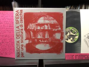 イタロ Avantgardeプログレ ORG LP 〓 Nascita Della Sfera Per Una Scultura ‘78伊自主制作盤 〓*アヴァンPROG*前衛*付属品完璧* 伊初版 