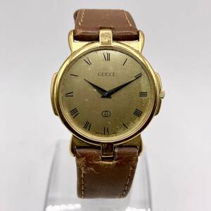 蘇や(ITY196)　1円スタート！　GUCCI　腕時計　3400FM M　クオーツ　稼働　中古品　コンパクトサイズ