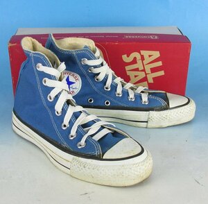 YF15919 80s CONVERSE コンバース オールスター ハイカット USA製 ボーイズ 当て布あり 3 1/2