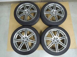 ブリヂストン　ホイール　18×7.5J 100×5H オフセット49 4本セット