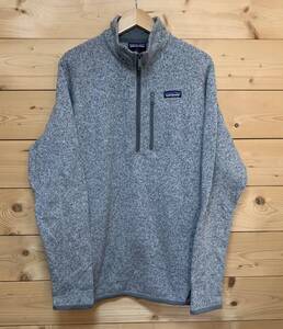 入手困難品★美中古・ Patagonia パタゴニア★　ハーフジップフリースジャケット　GRAY サイズL