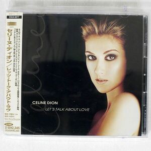 CELINE DION/LET’S TALK ABOUT LOVE/EPIC ESCA6877 CD □