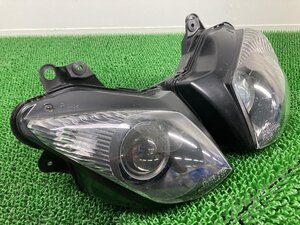 ZX-10R ヘッドライト P7554 カワサキ 純正 中古 バイク 部品 ZXT00E 修復素材に 品薄 希少品 車検 Genuine