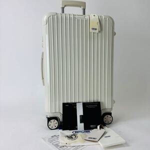 【新品未使用】 RIMOWA リモワ UNITED ARROWS ユナイテッドアローズ SALSA サルサ Ecru エクリュ 58L 4輪 TSAロック スーツケース キャリー