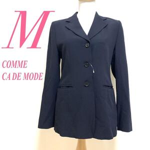 COMME CA DU MODE ネイビー テーラードジャケット M オフィス