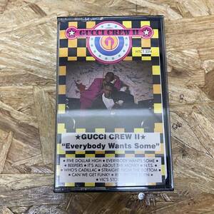 シHIPHOP,R&B EVERYBODY WANTS SOME - GUCCI CREW II アルバム,名作! TAPE 中古品