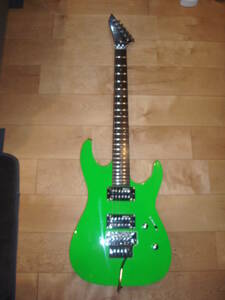 美品　ESP LTD M-50　NR NGR　Neon Green