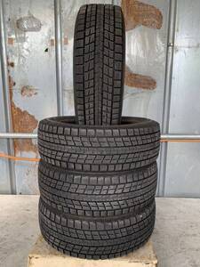 送料込み！215/65R16 DUNLOP WINTER MAXX SJ8 19年 8mm 中古スタッドレスタイヤ４本セット