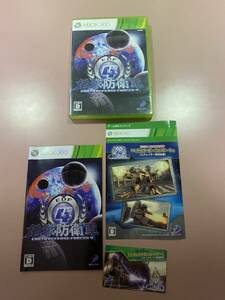 送料無料 初回特典付 Xbox360★地球防衛軍４★used☆Earth Defense Forces 4 EDF 4☆import Japan