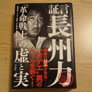 証言長州力「革命戦士」の虚と実 前田日明／ほか著　ミスター高橋／ほか著　大仁田厚／ほか著　藤原喜明／ほか著　金本浩二／ほか著