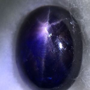 天然パープルスターサファイア、スターサファイヤ　5.2ct(管理番号:SS002)